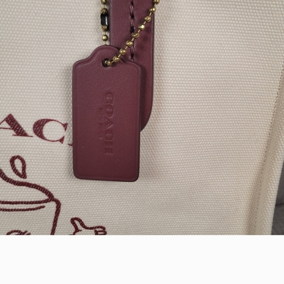 NWT Coach Coffee Shop Tote Canvas Merch Cafe Exclusive Lil Miss Jo - Picture 2 of 2